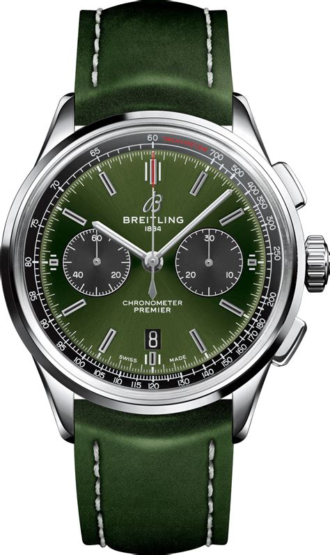 breitling premier b01 chronograph 42 bentley british racing green price|Breitling premier chronograph 42 review.